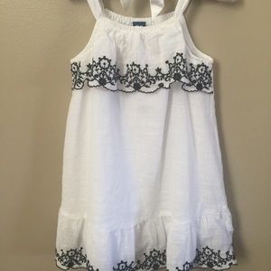 Old Navy Toddler White Embroidered Sundress